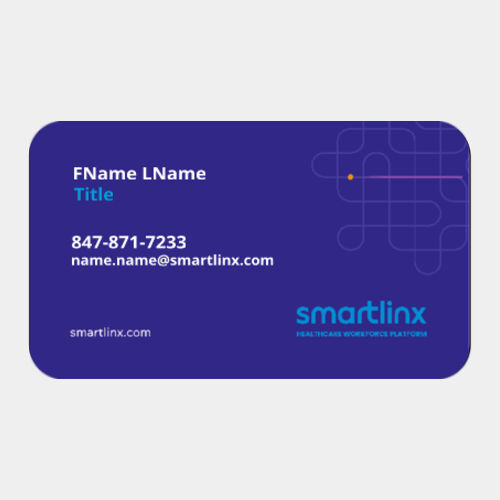 Personalized Logo Back - Smartlinx  Matte Round Edge Business Cards Thumbnail