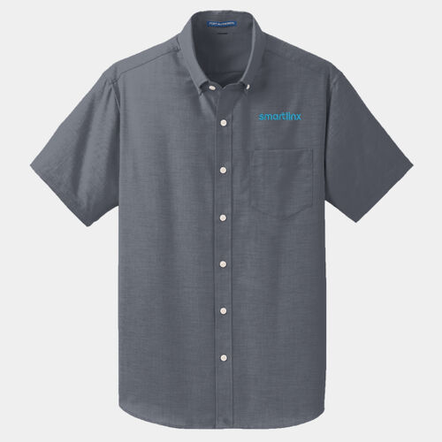 EMB  - Short Sleeve SuperPro ™ Oxford Shirt EMB  - Short Sleeve SuperPro ™ Oxford Shirt Thumbnail