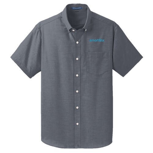 EMB  - Short Sleeve SuperPro ™ Oxford Shirt Thumbnail