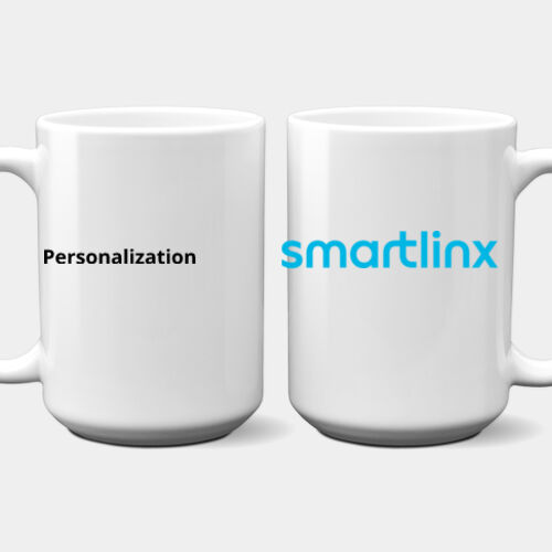 Personalized  - 20 oz. Insulated Stainless White Travel Mug w/Slider Lid - 15 oz FULL COLOR PRINTED CERAMIC MUG  Thumbnail