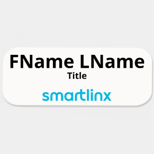 Custom (w/ title) - 1.25x3 Full Color Custom Name Badge Thumbnail