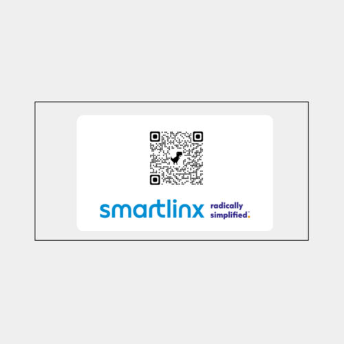 Custom QR Code Smartlinx - 1.5 X 3 inch  Full Color Sticker Decal Label (25-Pack) Thumbnail