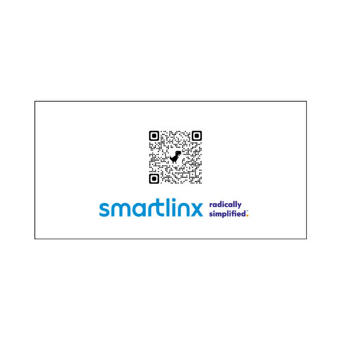 Custom QR Code Smartlinx - 1.5 X 3 inch  Full Color Sticker Decal Label (25-Pack) Thumbnail