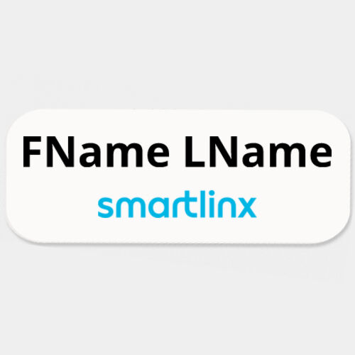 Custom (No title)  - 1.25x3 Full Color Matte Custom Name Badge Thumbnail