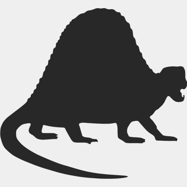 Dimetrodon Dinosaur Silhouette 1 Thumbnail