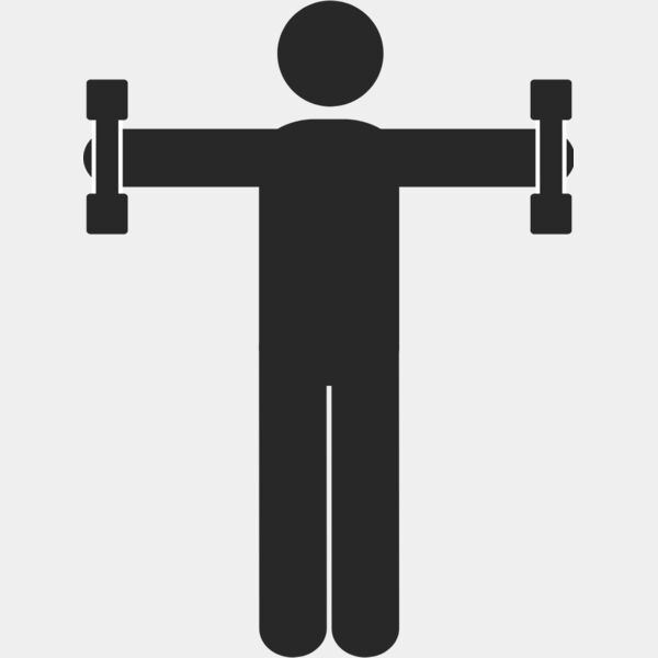 Exercise Weight Lifting Silhouette 1 Thumbnail
