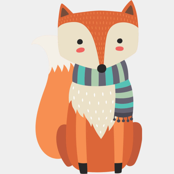 Fall Autumn Fox Scarf 1 Thumbnail