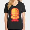 Ladies Core Cotton V-Neck Tee Thumbnail