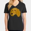 Ladies Core Cotton V-Neck Tee Thumbnail