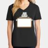 Ladies Core Cotton V-Neck Tee Thumbnail