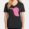 Ladies Core Cotton V-Neck Tee Thumbnail