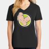 Ladies Core Cotton V-Neck Tee Thumbnail