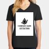 Ladies Core Cotton V-Neck Tee Thumbnail